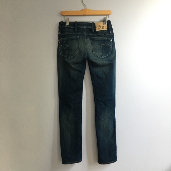G-Star Denim Raw 3301 Straight 27 Waist x 30 In. - Picture 4 of 7